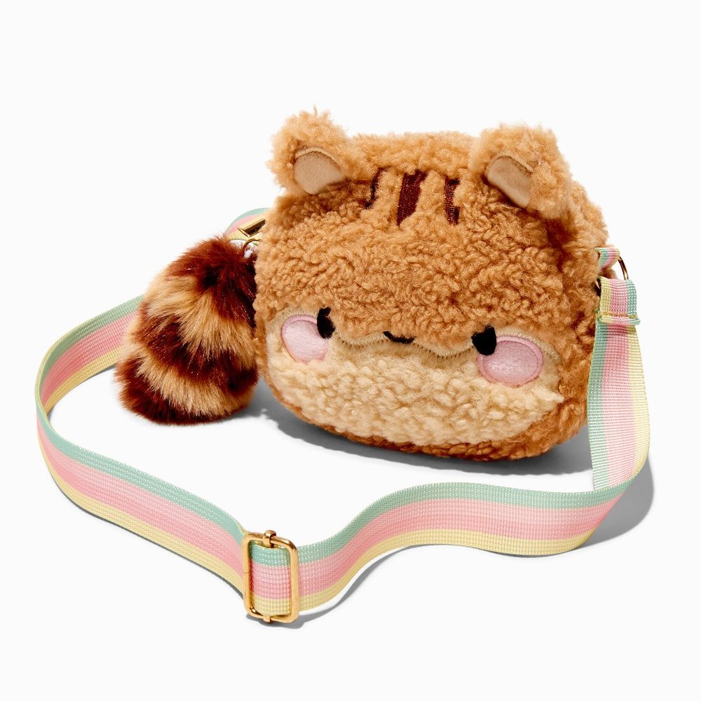 Claire's Club Furry Chipmunk Crossbody Bag-NWT